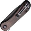 civivi elementum black stonewash ebony wood