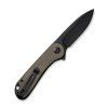 civivi elementum black stonewash green micarta