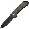 Civivi Elementum Black Stonewash Green Micarta C907Z