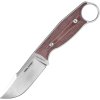 Real Steel Furrier Satin Stainless Red Micarta