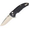 Hogue X1-MicroFlip Drop Point Black Aluminum