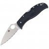 spyderco leafjumper serrated