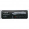badge funny knife vtipna samolepka nalepka nuz coze 11cm