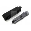 cobra otf pinup girl design damascus serrated 1
