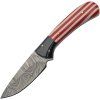 Damascus Fixed Blade Flag Design