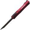 heretic knives colossus blackwash tanto red aluminum