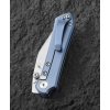 bestech knives icarus satin finish blue titanium
