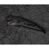 bestech knives blind fury black stonewash black titanium red marble
