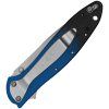kershaw leek stonewash magnacut blue aluminum