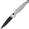 Piranha Knives Automatic DNA Black Silver