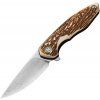 Bestech Knives Bambi Mirror Damascus Stag