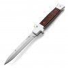 akc extreme shadow switchblade 23cm snake wood silver aluminium dagger blade 2