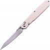 Real Steel G5 Metamorph Satin Stainless Ivory G10