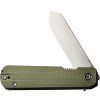 civivi sendy satin speypoint green g10