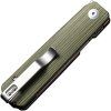civivi sendy satin speypoint green g10