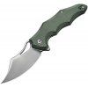 Civivi Chiro Satin Sandvik Green Micarta