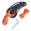 crkt bear claw stonewash aus8 orange grn