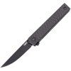 CRKT CEO Microflipper Black D2 Black Aluminum