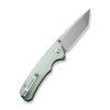 civivi button lock brazen stonewash sandvik tanto jade g10