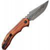 civivi bluetick damascus wood