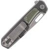 gerber minisada stonewash d2 green aluminium