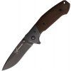 Blackjack BCB157 Gray S35VN Brown Micarta