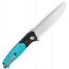 bestech knives swordfish buttonlock satin sandvik blue g10