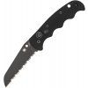 Spyderco Autonomy Black Serrated H2 Black G10