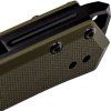 tekto knives f1 alpha black d2 green g10 1