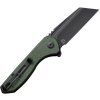civivi exone flipper blackwash nitrov green micarta