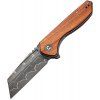 Civivi ExOne Flipper Damascus Wood C23036D-S1