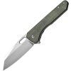 Civivi Nugz Satin Sandvik Green Micarta C230602