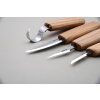 beavercraft basic wood carving knives set in tool roll 2