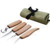 BEAVERCRAFT Basic Wood Carving Knives Set in Tool Roll - řezbářská sada