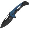 SOG Bulwark Black D2 Blue Micarta