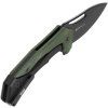 sog bulwark black d2 green micarta