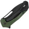sog bulwark black d2 green micarta