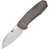 Spyderco Techno 3 Satin XHP Graywash Titanium C158TIP3