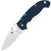 Spyderco Manix 2 XL Satin SPY27 PlainEdge Blue G10
