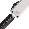 microtech hera ii mini twotone dagger silver aluminum