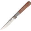 Real Steel Real Barlow RB-7 Satin S35VN Titanium Micarta 7892