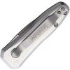 kershaw auto launch 4 satin cpm154 silver aluminum