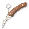 navaja de setas con mango de madera y hoja 8 cm (1)