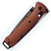 0121776 benchmade bailout 537sbk 07 burnt copper aluminum tanto serrated