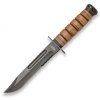 cuchillo militar usmc puno cuero hoja 175 cm
