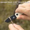 civivi kukei front flipper knife ivory g10 handle 202 black stonewashed nitro v blade c25036 3 with 1pc black leather sheath civivi 4839164 1024x
