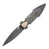 bestech knives ika dagger bt2602e black m390 black titanium gold marble carbon
