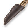 joker gabato 10 cm fixed blade knife stag horn crown handle (1)
