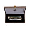 0124125 muela folding micarta green damascus bx 9gdx