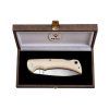0124126 muela folding micarta white damascus bx 9wdx